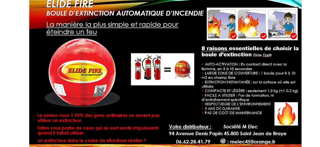Affiche de présentation Elide Fire